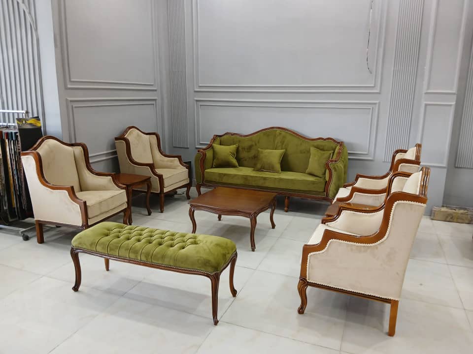 ست ۷ نفره و ۲ نفره پاف چستری